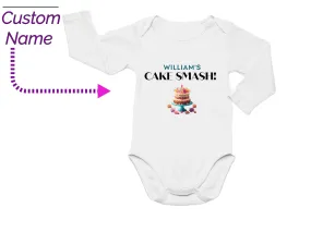 Custom Baby Name Bodysuit Gift for Baby Boys 1st Birthday or Christmas