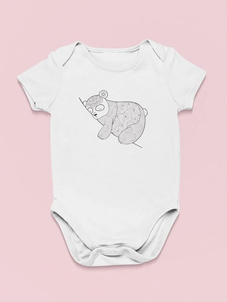 Cute Pattern Panda Bodysuit -Image by Shutterstock