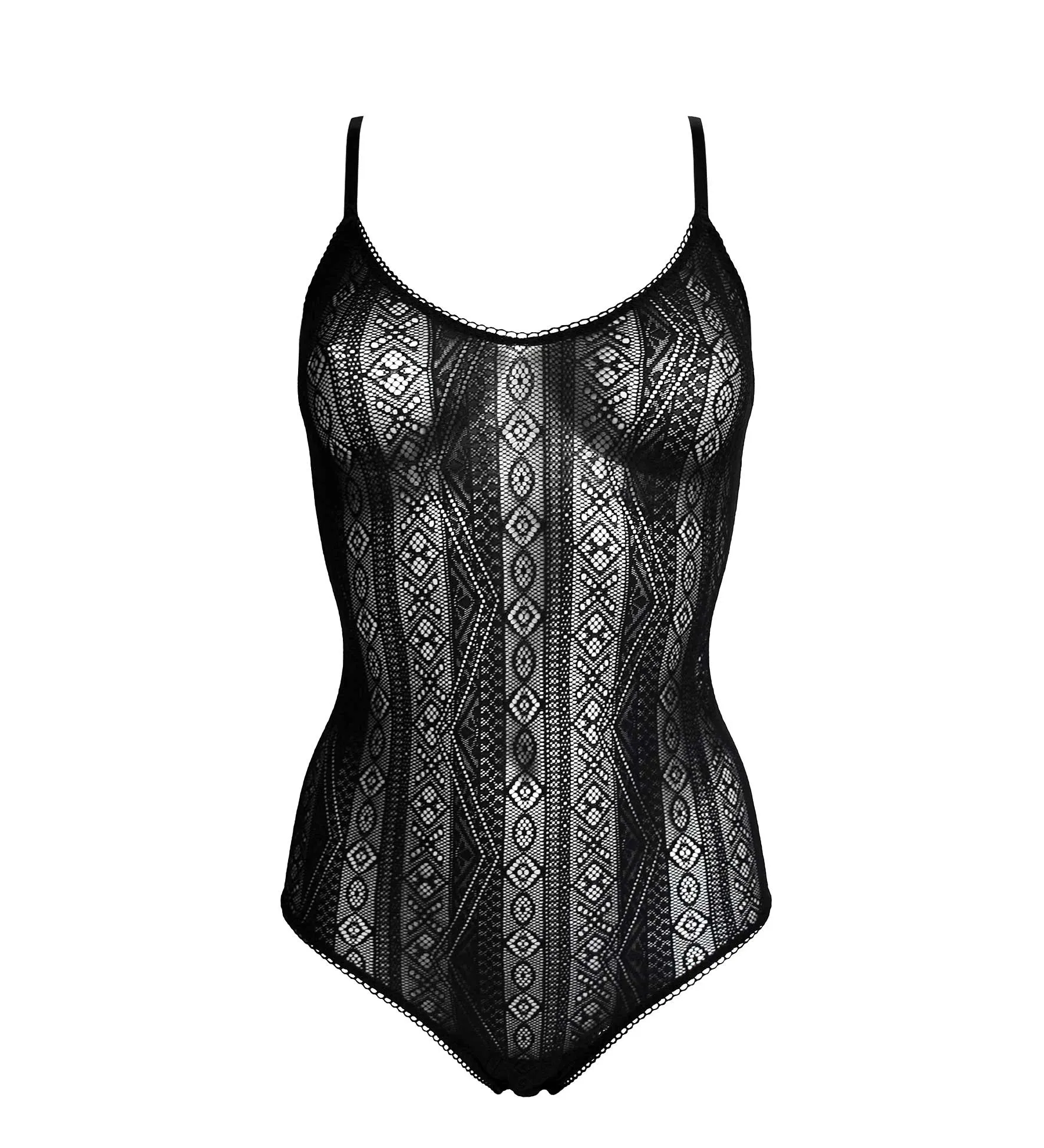 Darling Black Lace Bodysuit