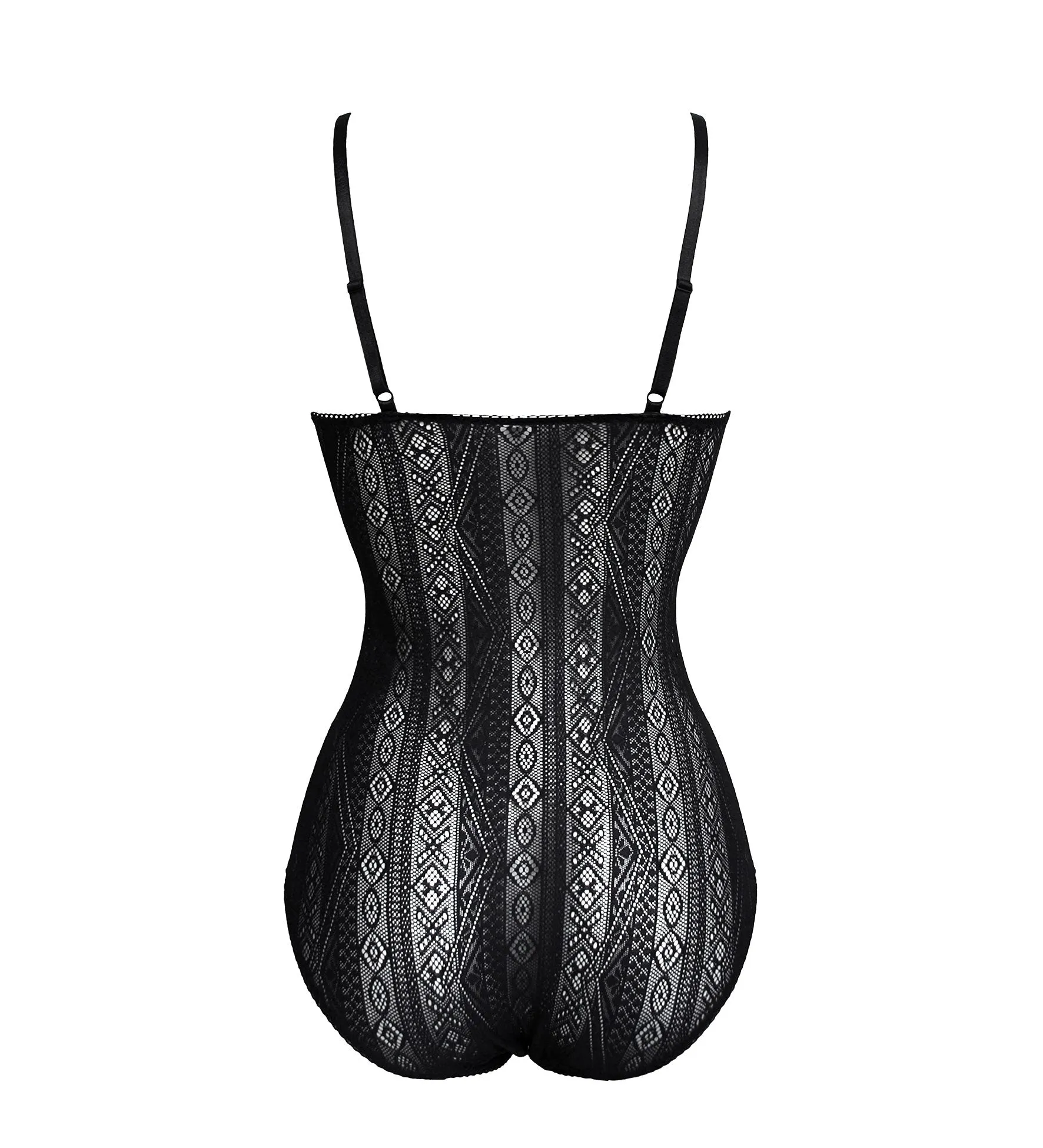 Darling Black Lace Bodysuit