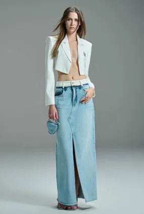 Denim Skirt Waistband Tailoring
