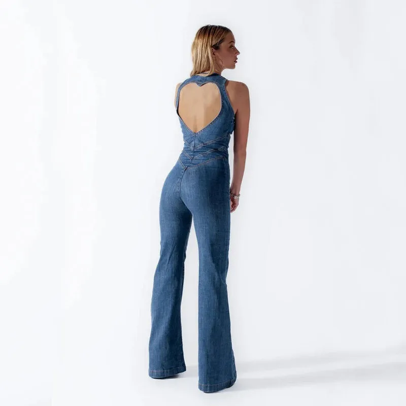 Denise Denim Jumpsuit