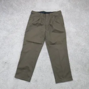 Dockers Mens Chino Pants Straight Leg Mid Rise Pockets Clay Green Size W40XL32