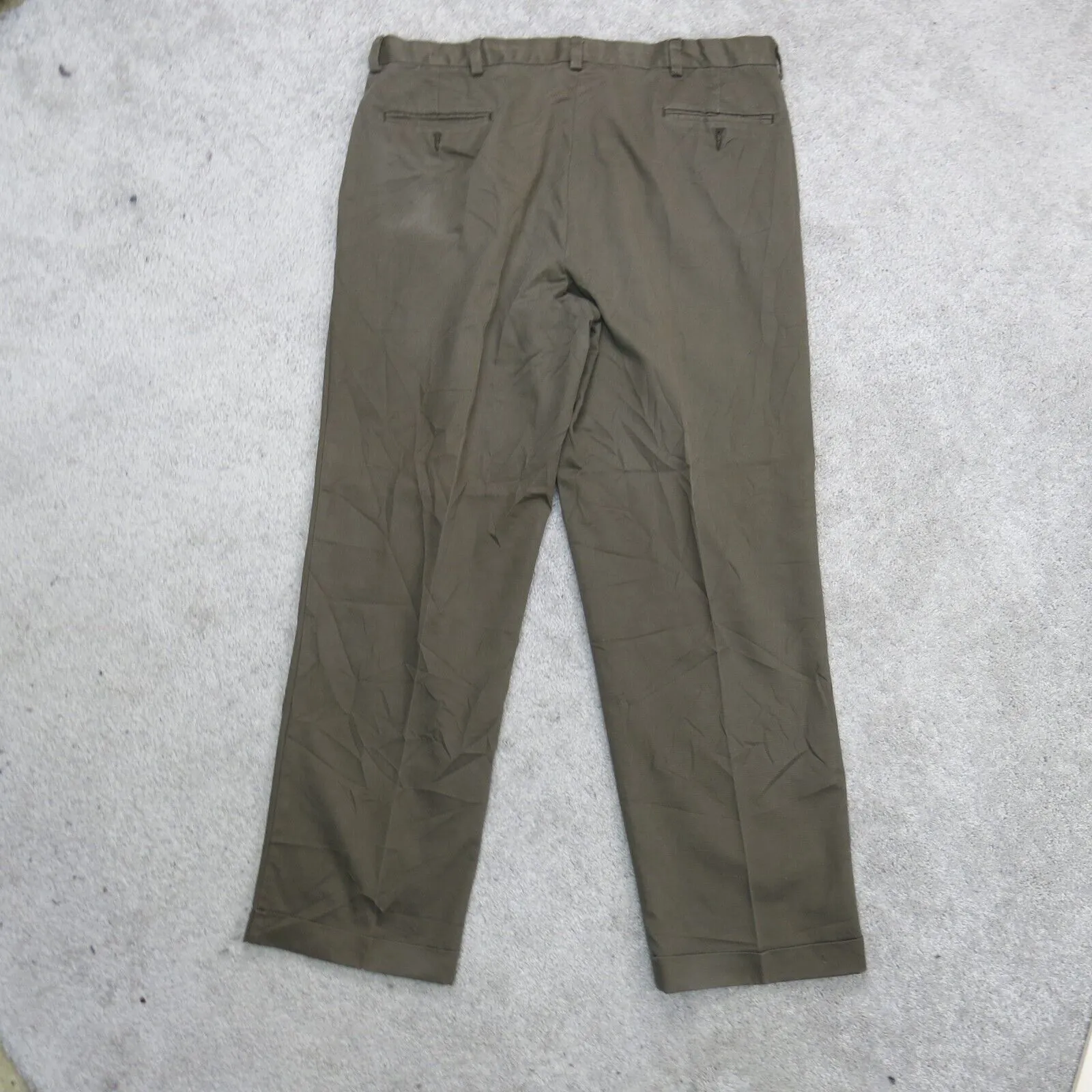 Dockers Mens Chino Pants Straight Leg Mid Rise Pockets Clay Green Size W40XL32