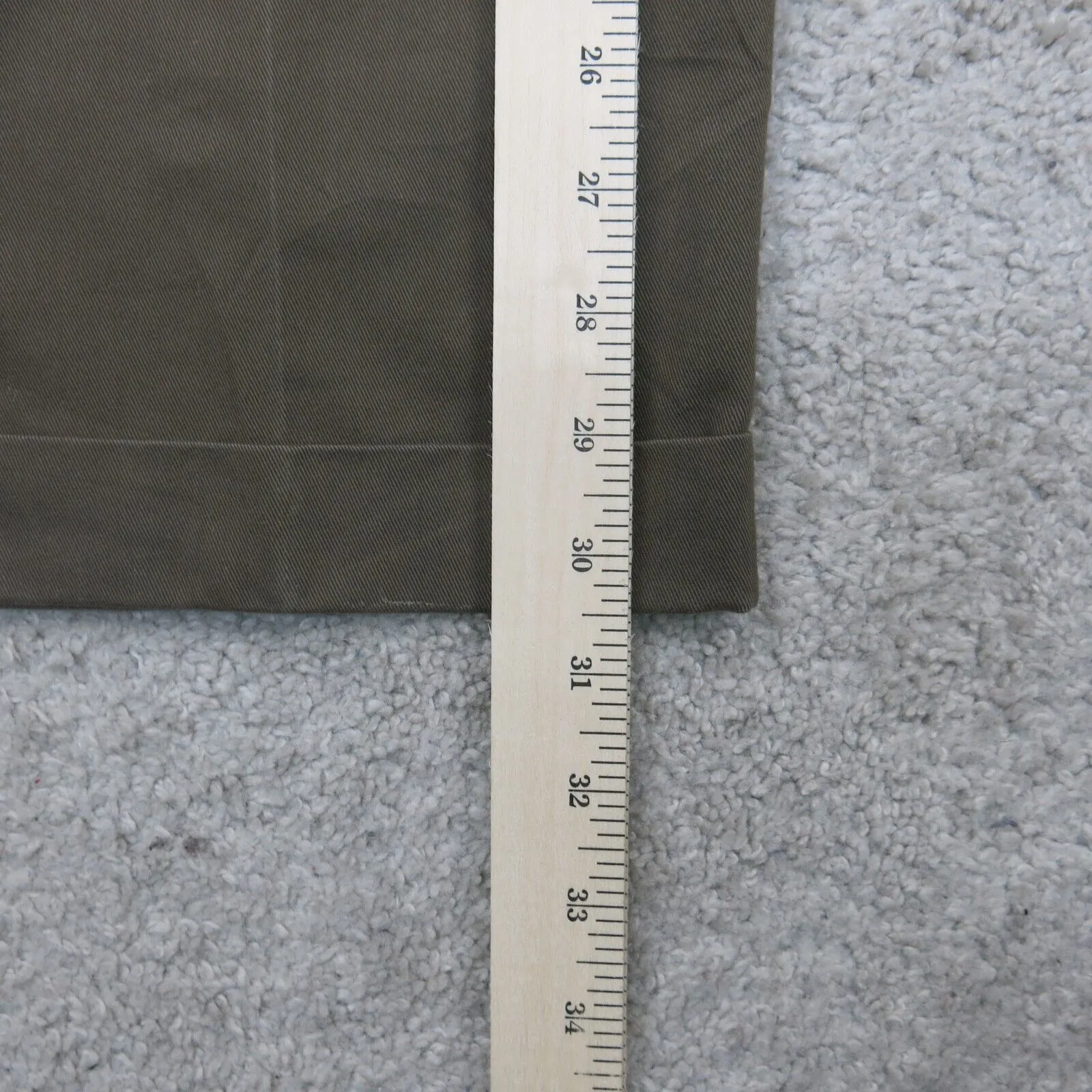 Dockers Mens Chino Pants Straight Leg Mid Rise Pockets Clay Green Size W40XL32