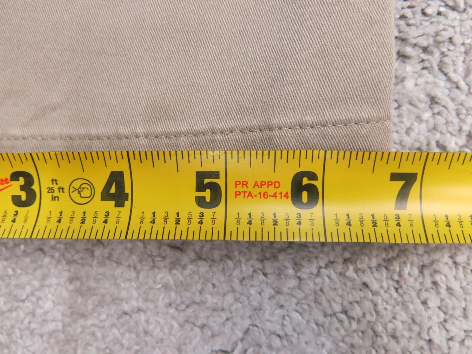 Dockers Mens Straight Leg Chino Pant Slim Fit Mid Rise Pockets Gray Size W36XL30