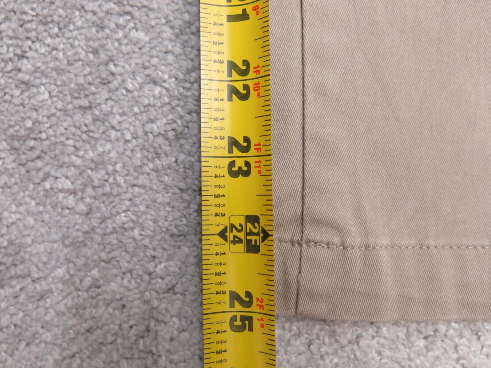 Dockers Mens Straight Leg Chino Pant Slim Fit Mid Rise Pockets Gray Size W36XL30