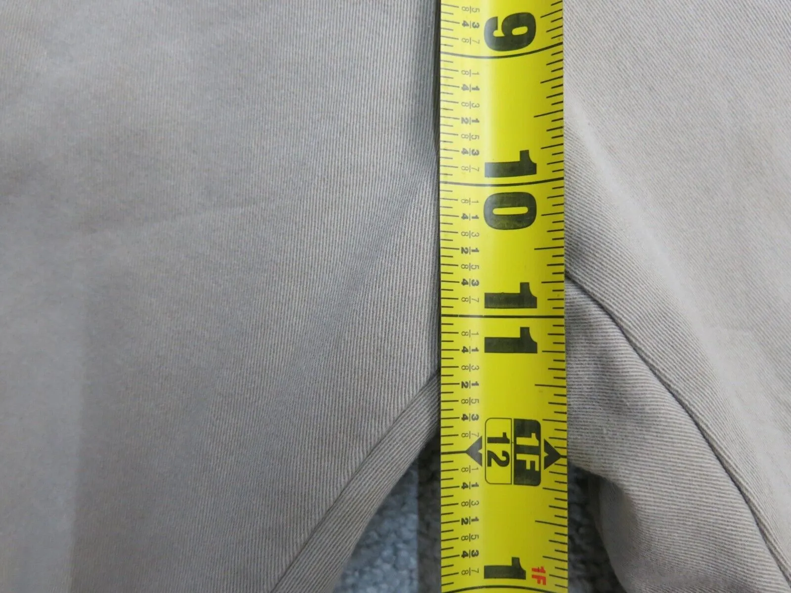 Dockers Mens Straight Leg Chino Pant Slim Fit Mid Rise Pockets Gray Size W36XL30