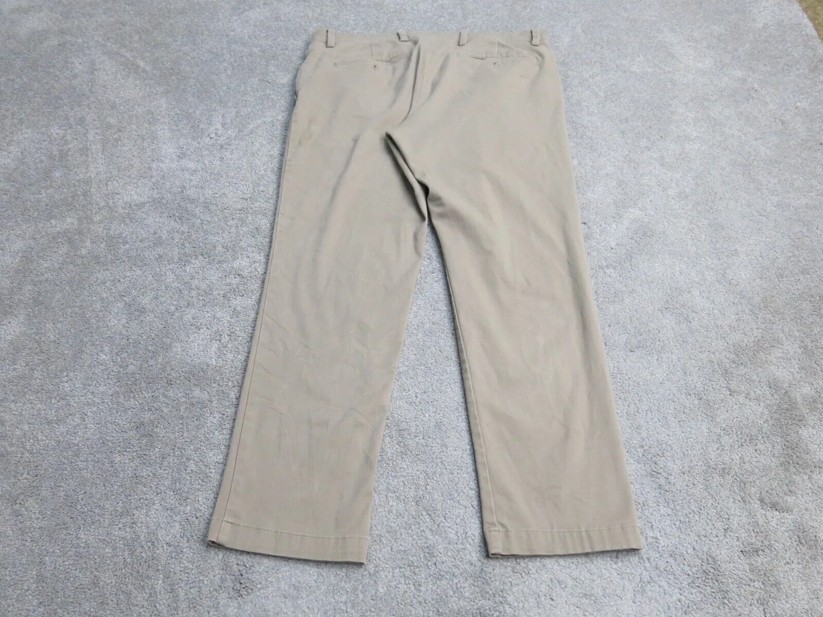 Dockers Mens Straight Leg Chino Pant Slim Fit Mid Rise Pockets Gray Size W36XL30