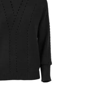 Drilled turtleneck