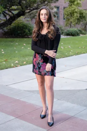 Fleur Nior Slit Mini Skirt