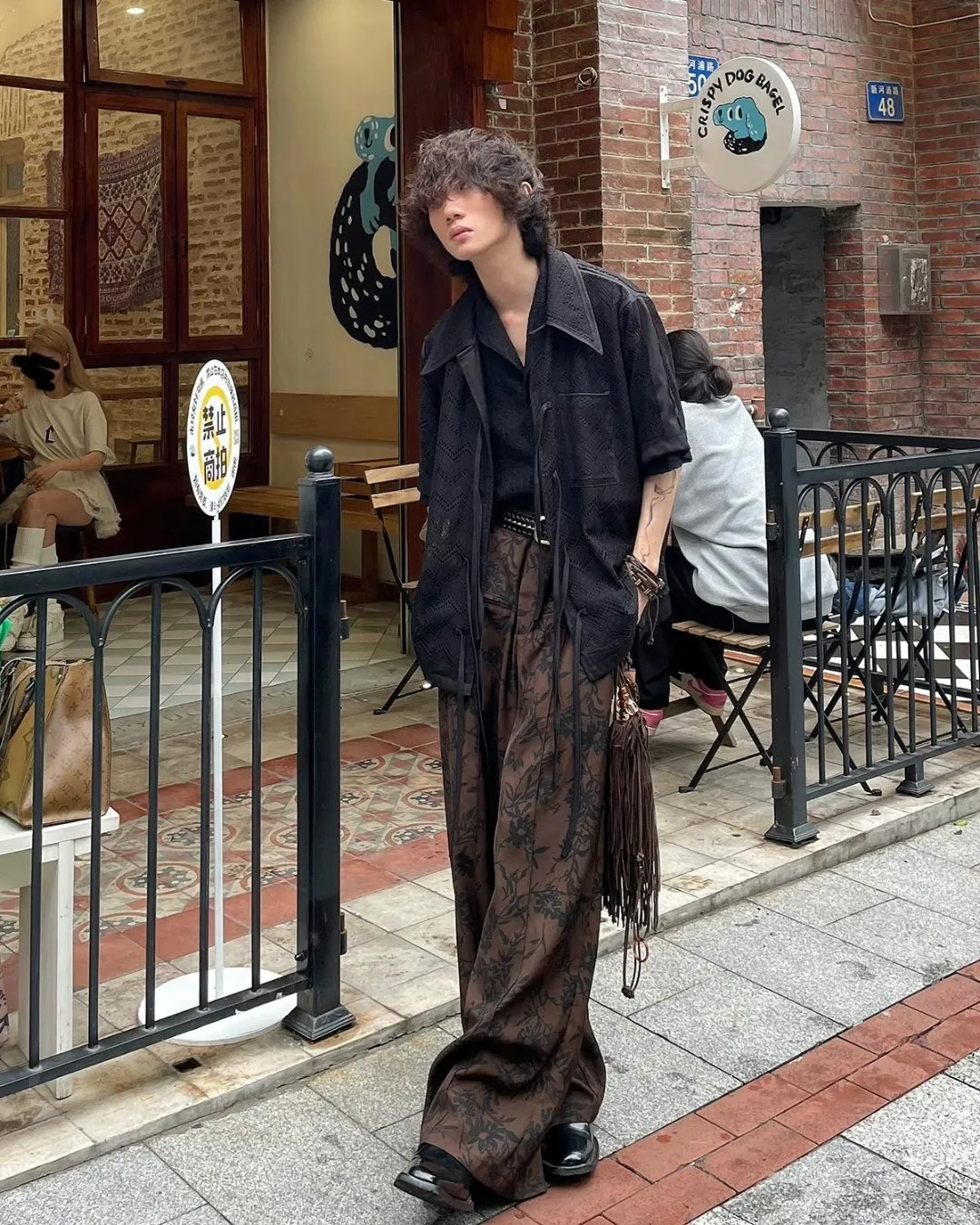 Flower Wide Leg Pants YMN0018