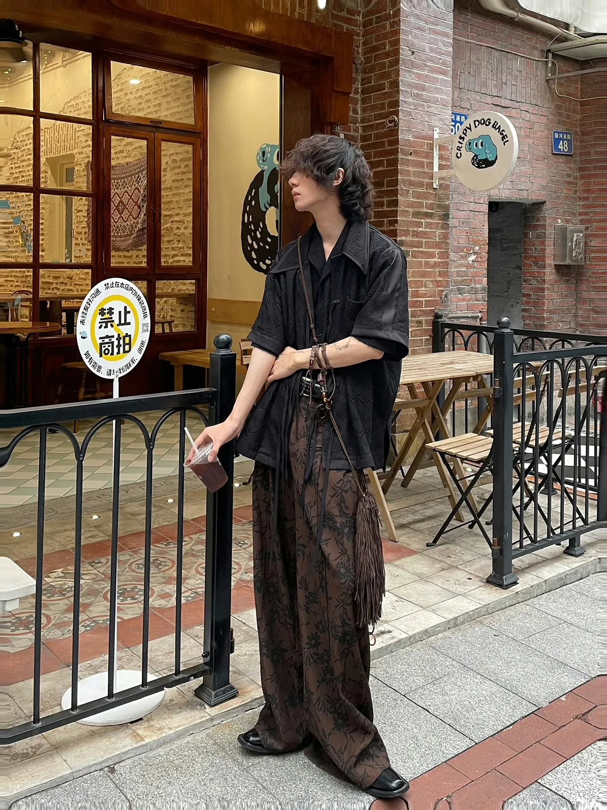 Flower Wide Leg Pants YMN0018