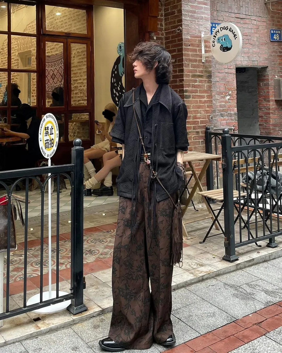 Flower Wide Leg Pants YMN0018