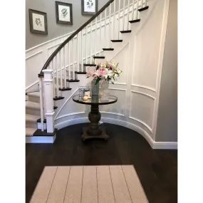 Foyer Tables - Antique Mirror and Marble Top Table