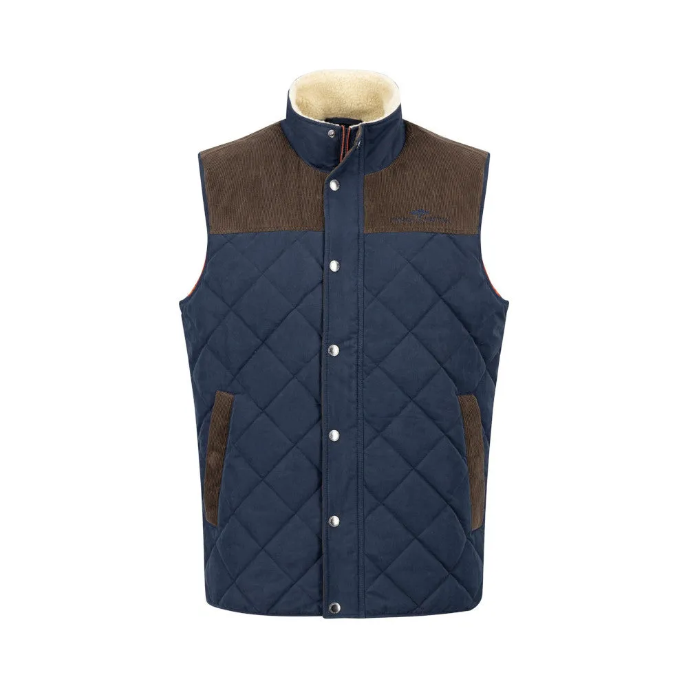 Fynch Hatton 1409 2643 688 Dark Navy Gilet