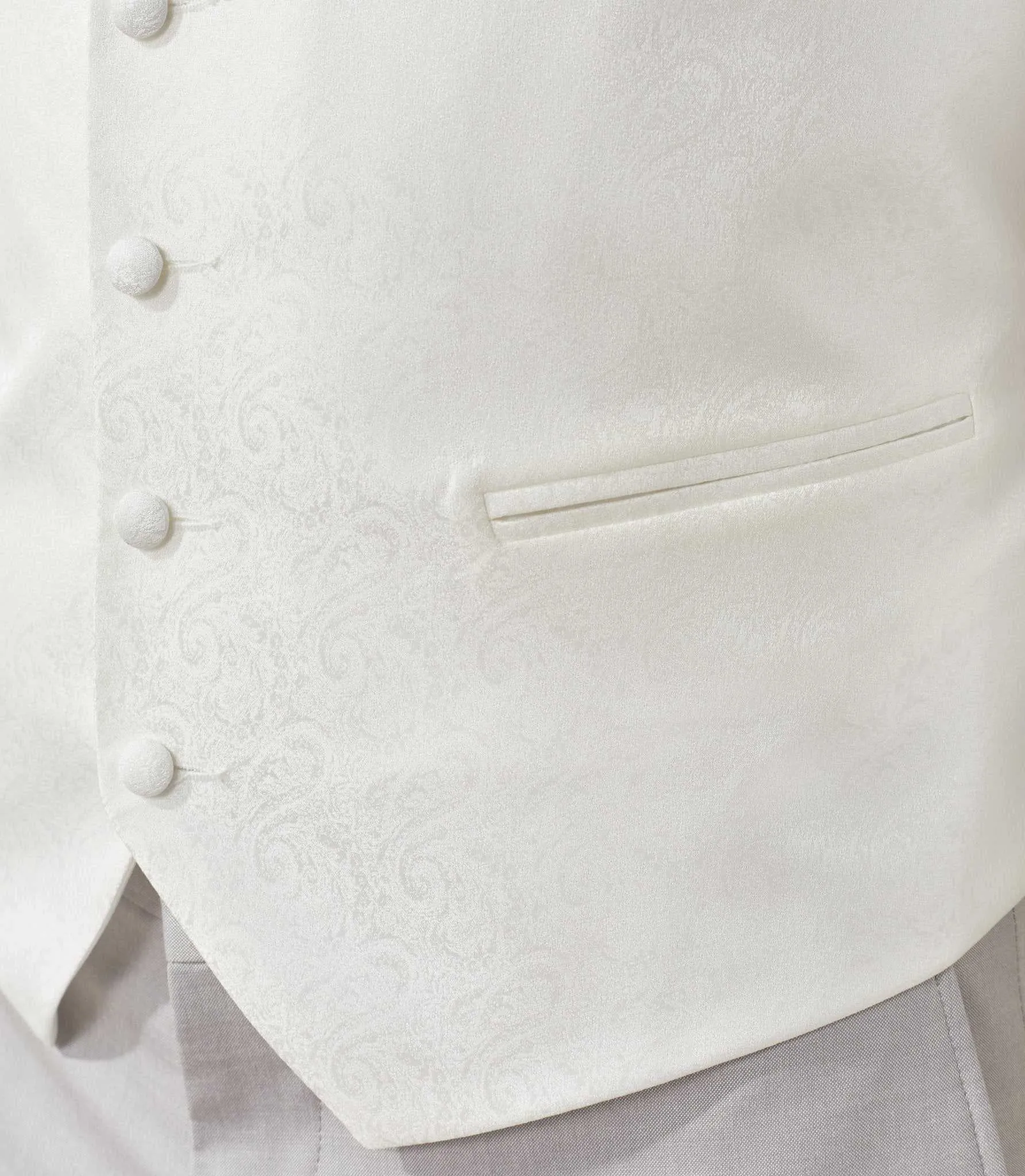 Gilet de costume écru "Xoris"