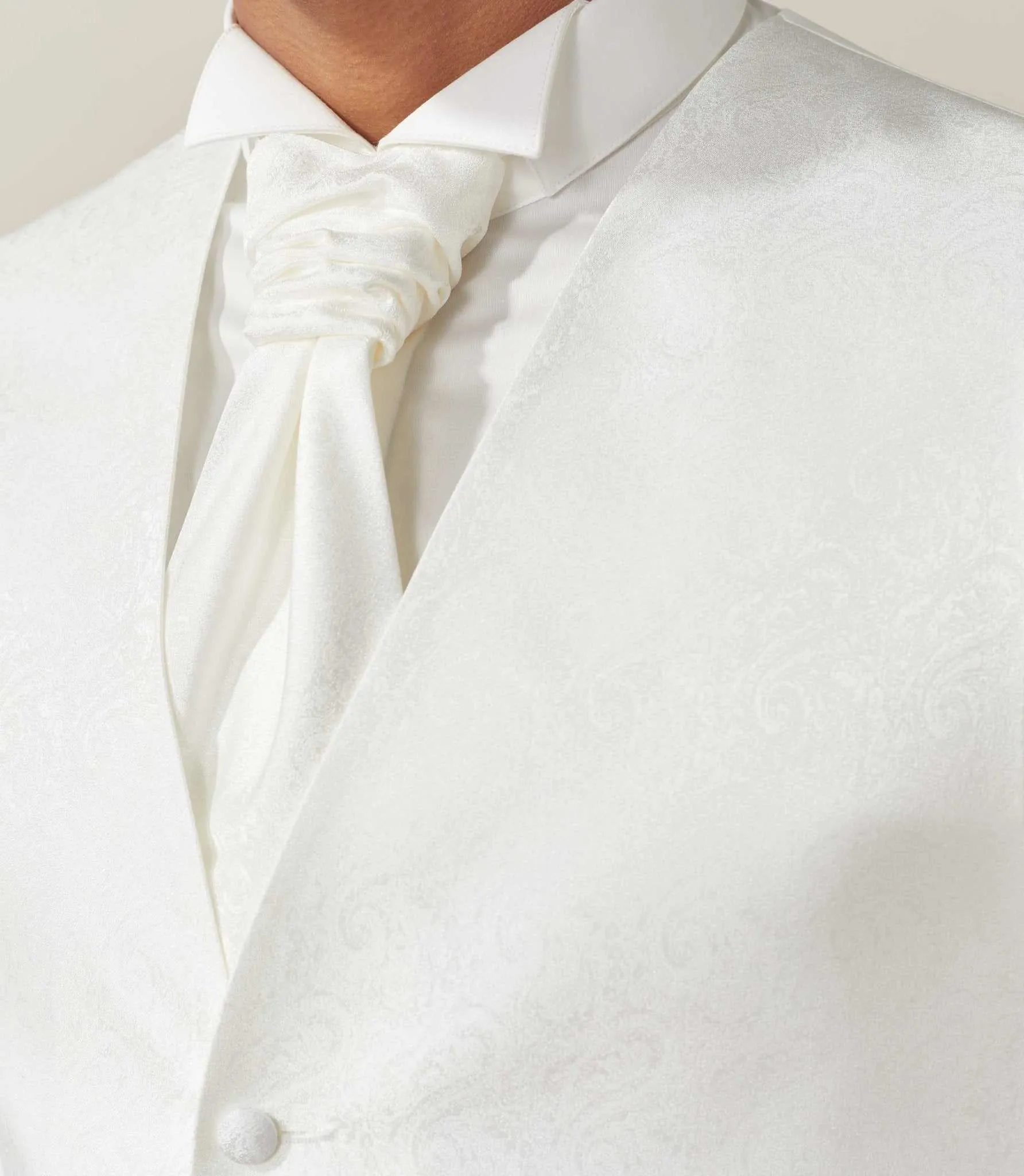 Gilet de costume écru "Xoris"
