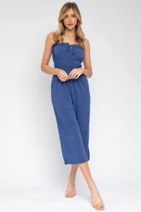 Gilli | Sleeveless Drawstring Cropped Jumpsuit