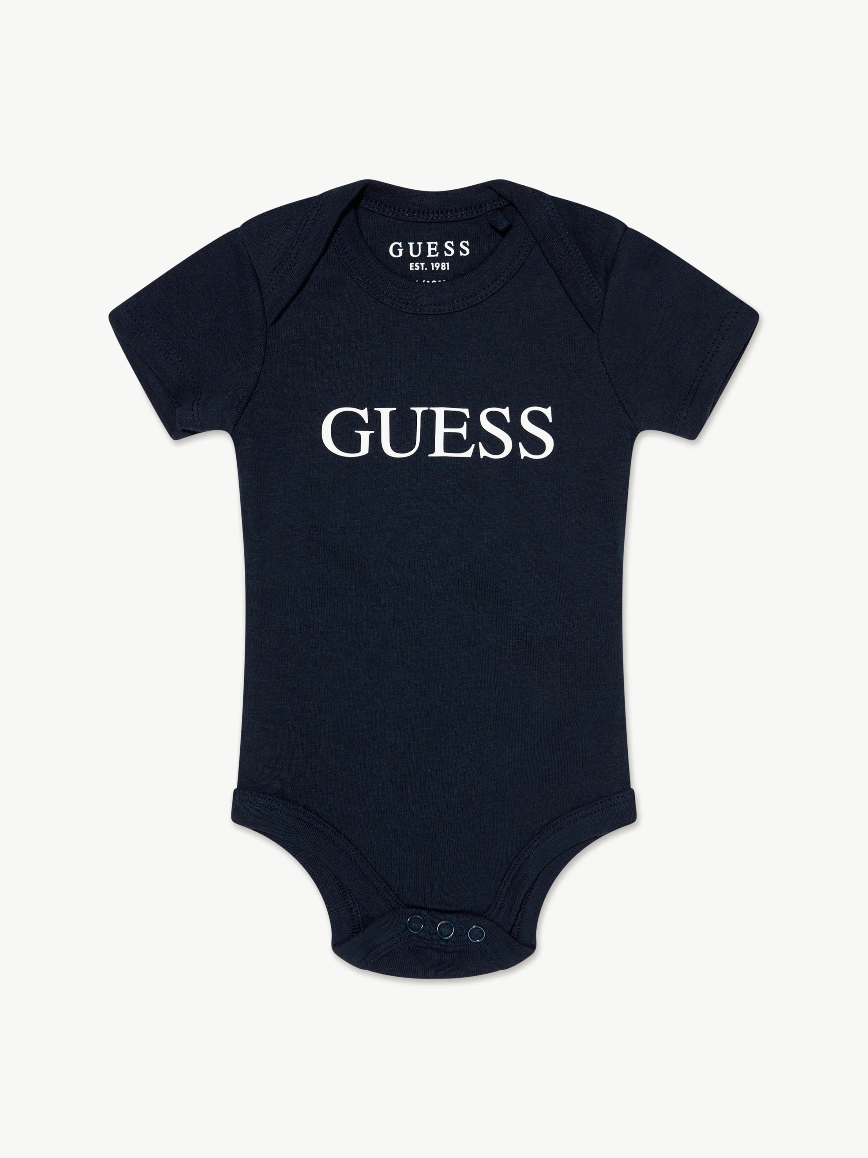 Guess Baby Boys Bodysuit Gift Set (3 Piece) in Navy
