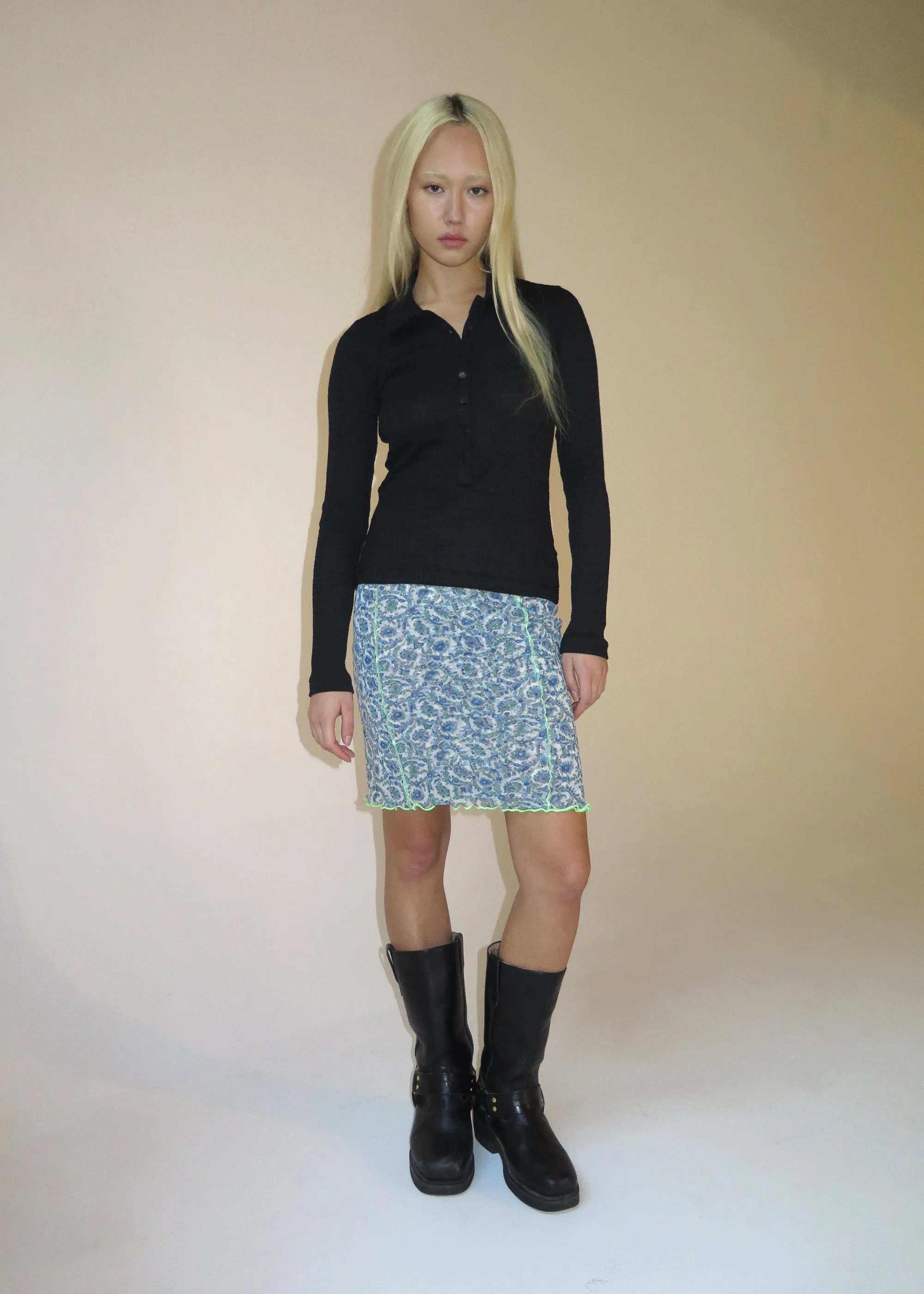 Gwen Skirt ~ Aqua