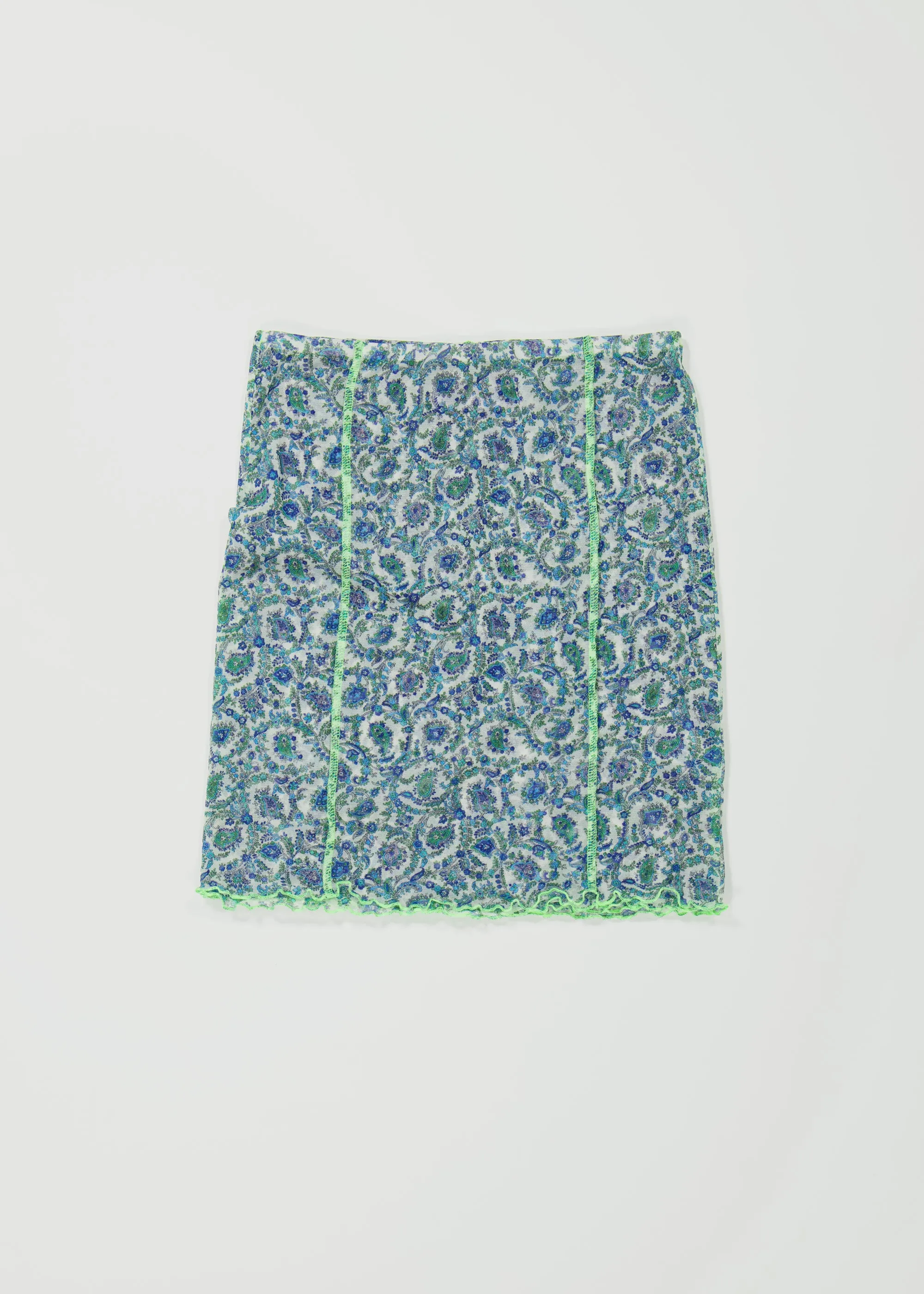 Gwen Skirt ~ Aqua