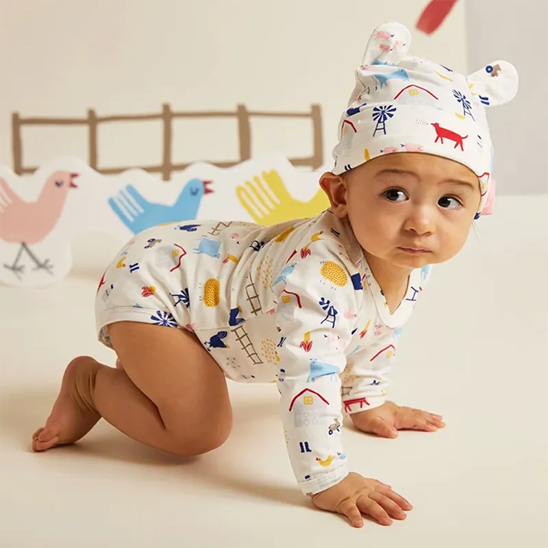 Halcyon Nights LS Bodysuit - Farm Life