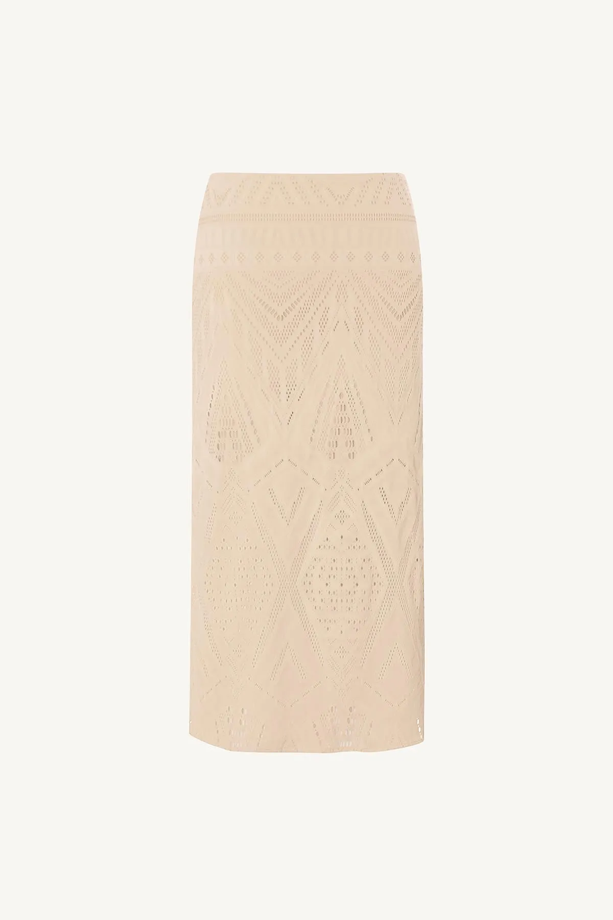 Harper Skirt - Natural Calico Crochet