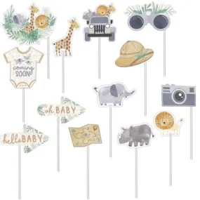 Hello Baby Jungle Photo Props | 13pcs