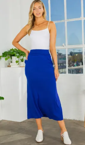 High Waist Skirt with pockets