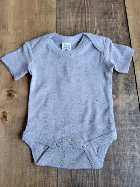 Iris Short Sleeve Lapneck Bodysuit-pointelle Newborn