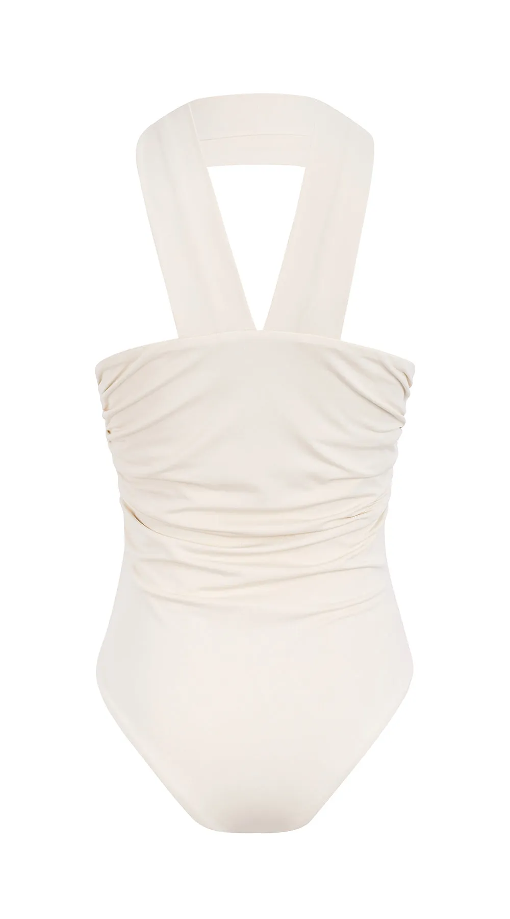 IZABEL draped cut-out bodysuit