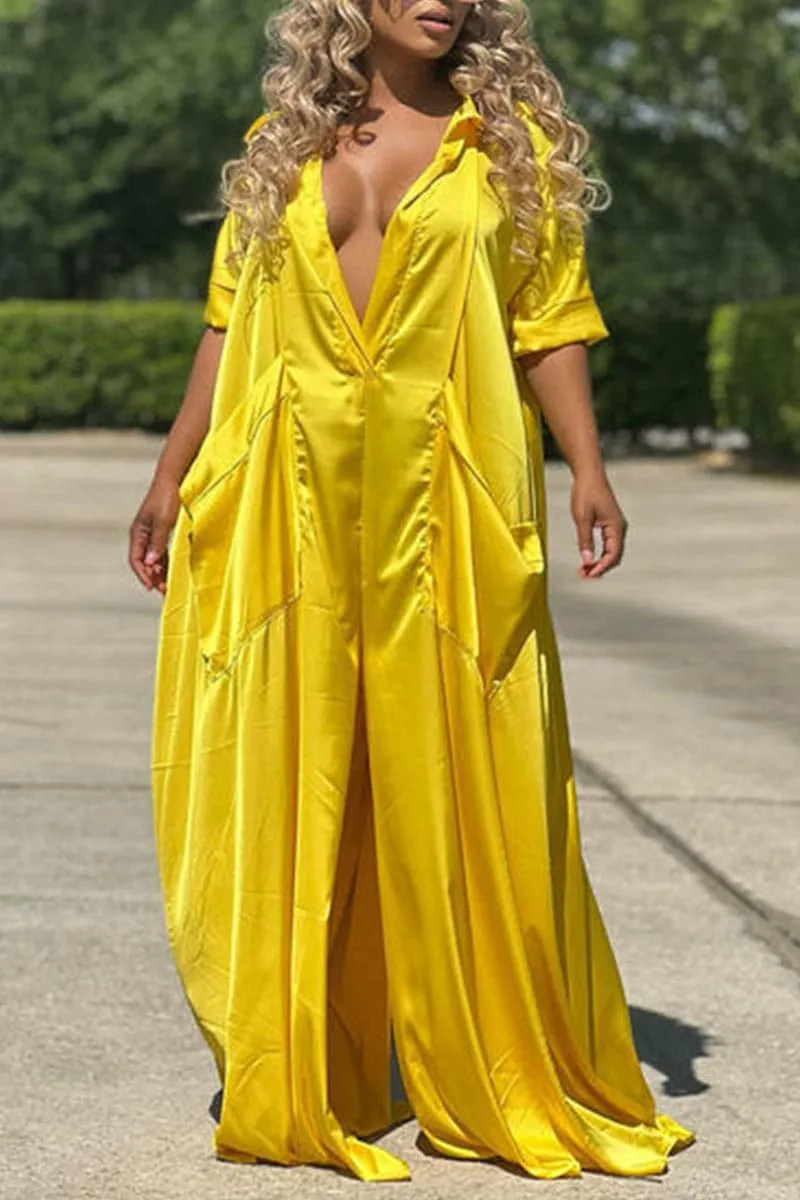 JB485 Wide Leg Jumpsuits
