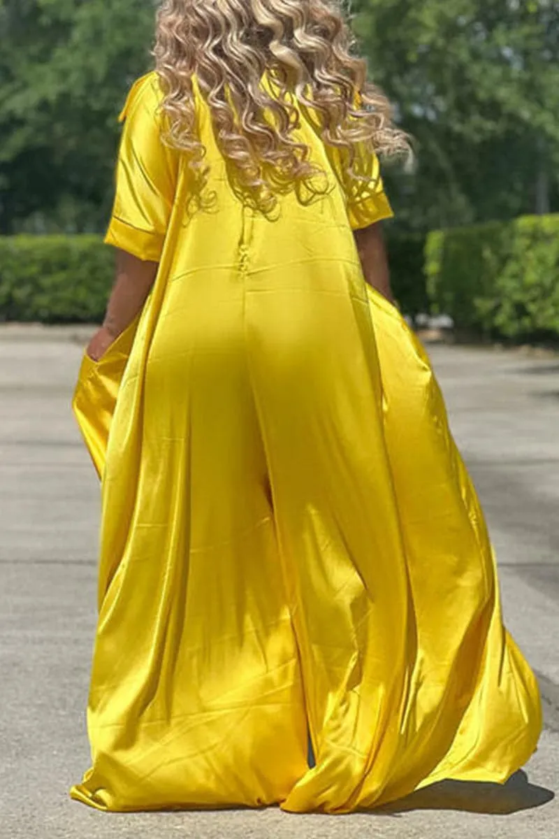 JB485 Wide Leg Jumpsuits
