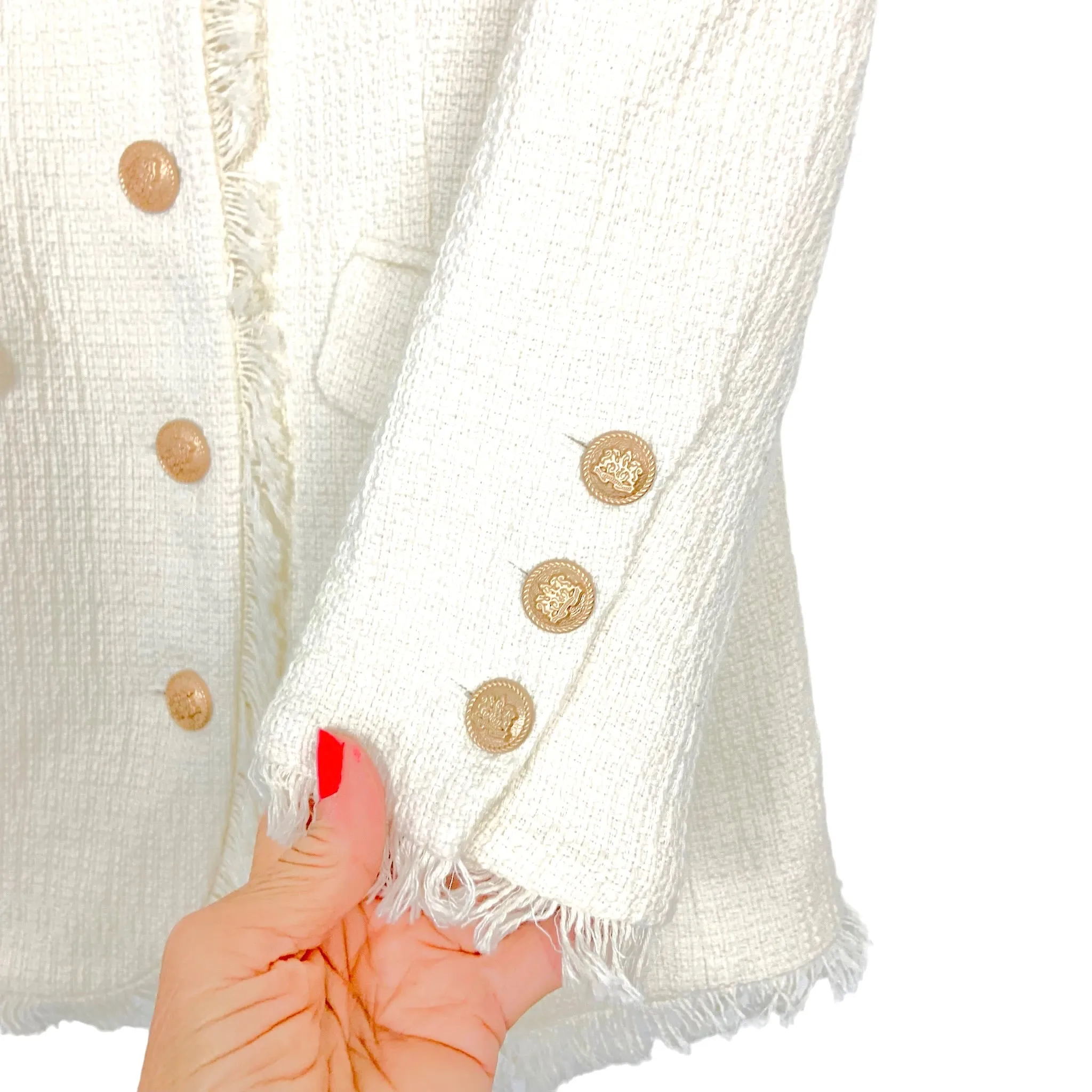 J.Ing Ivory Blazer Jacket NWT- Size S