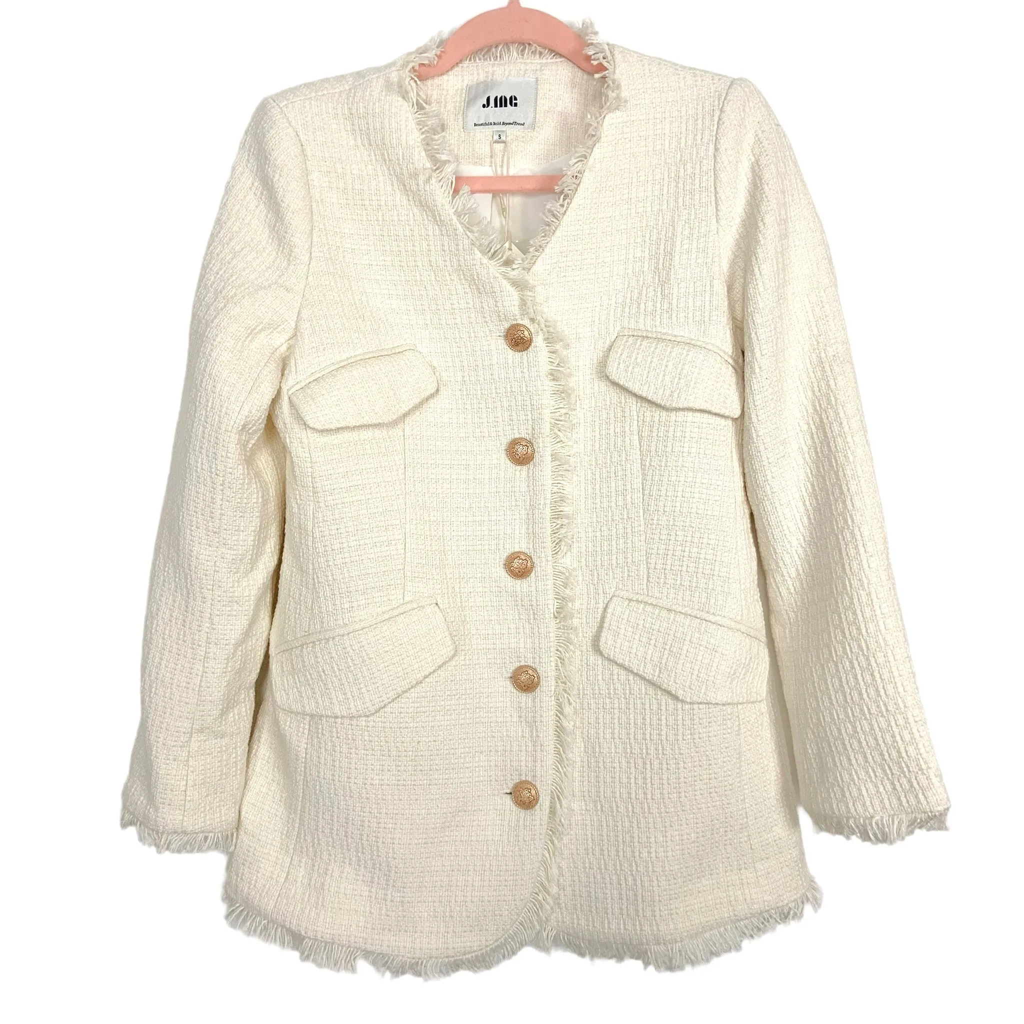J.Ing Ivory Blazer Jacket NWT- Size S