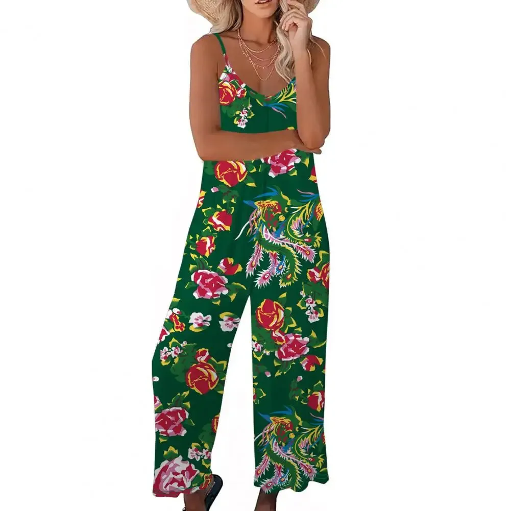 Jumpsuit Floral Wide