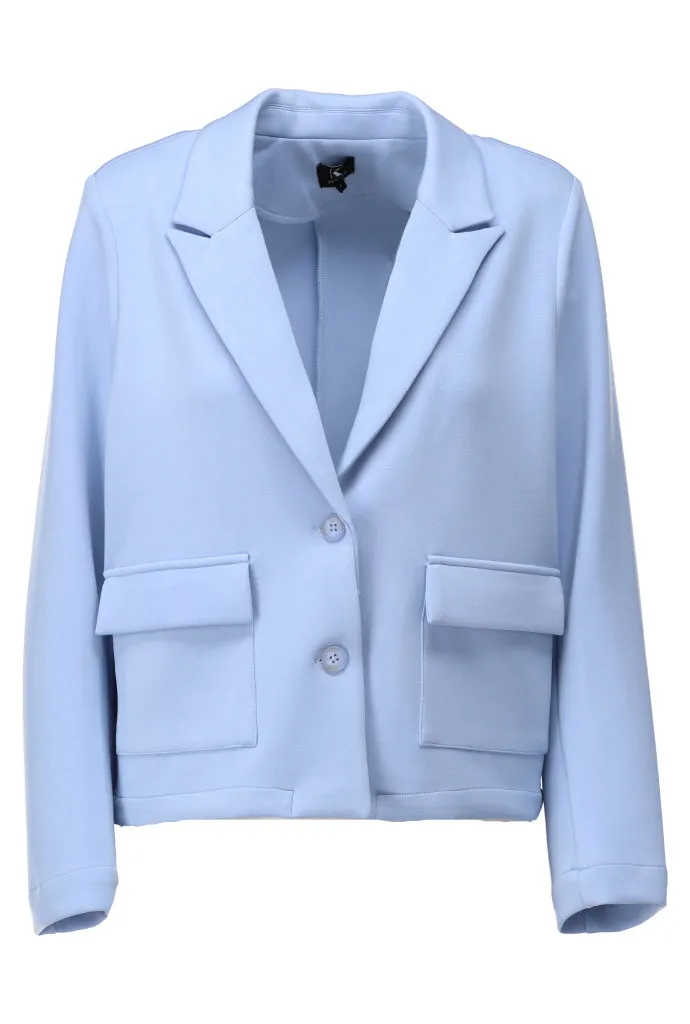 K-design - Blazer met zakjes (A717Light blue)