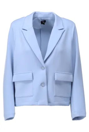 K-design - Blazer met zakjes (A717Light blue)