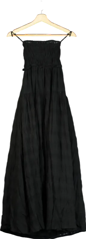 Kivari Black Rylan Maxi Dress UK 6
