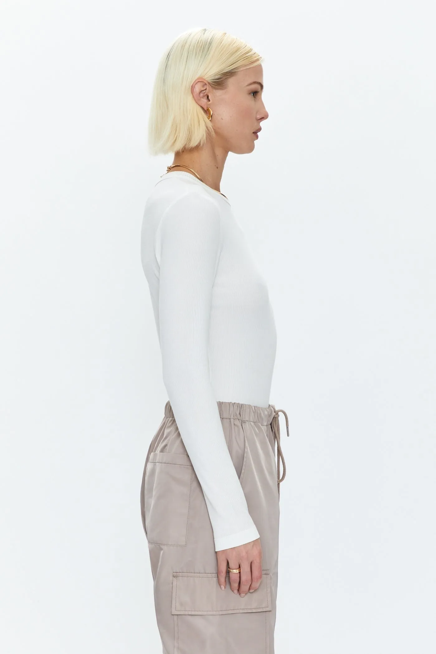 Le Blanc Crew Neck Bailey Bodysuit