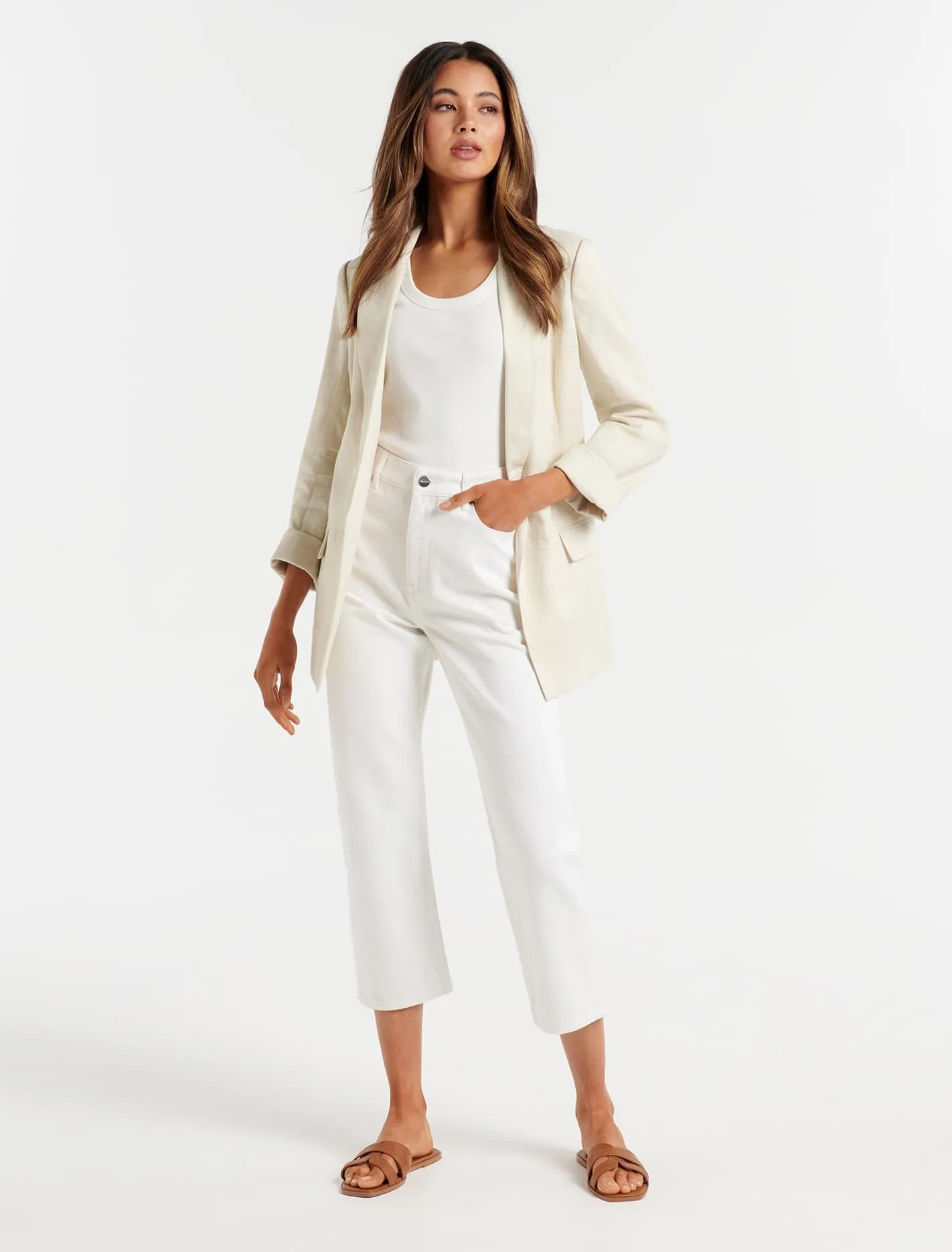Lila Linen Blazer