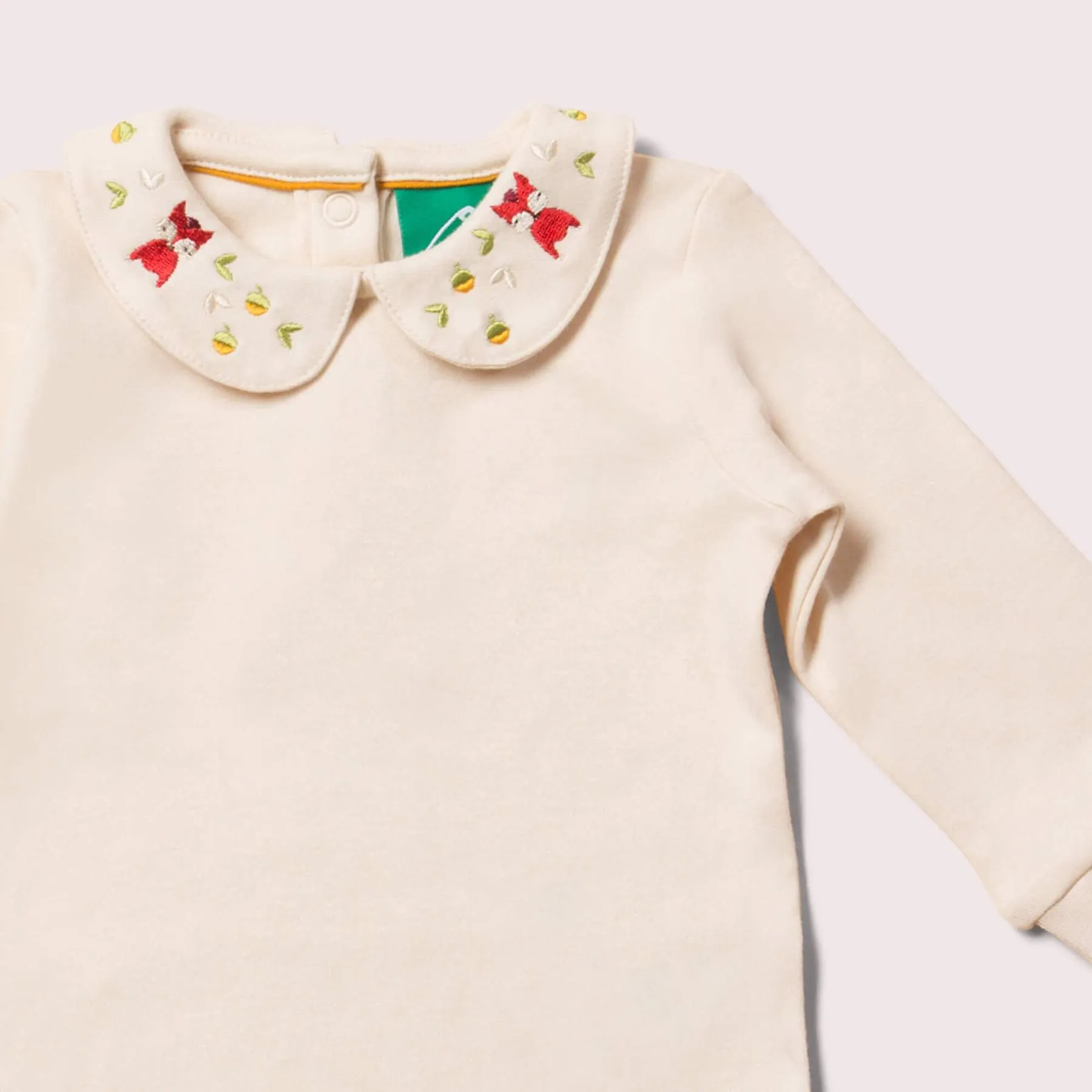 Little Green Radicals Autumn Fox Bodysuit (3-24mths)
