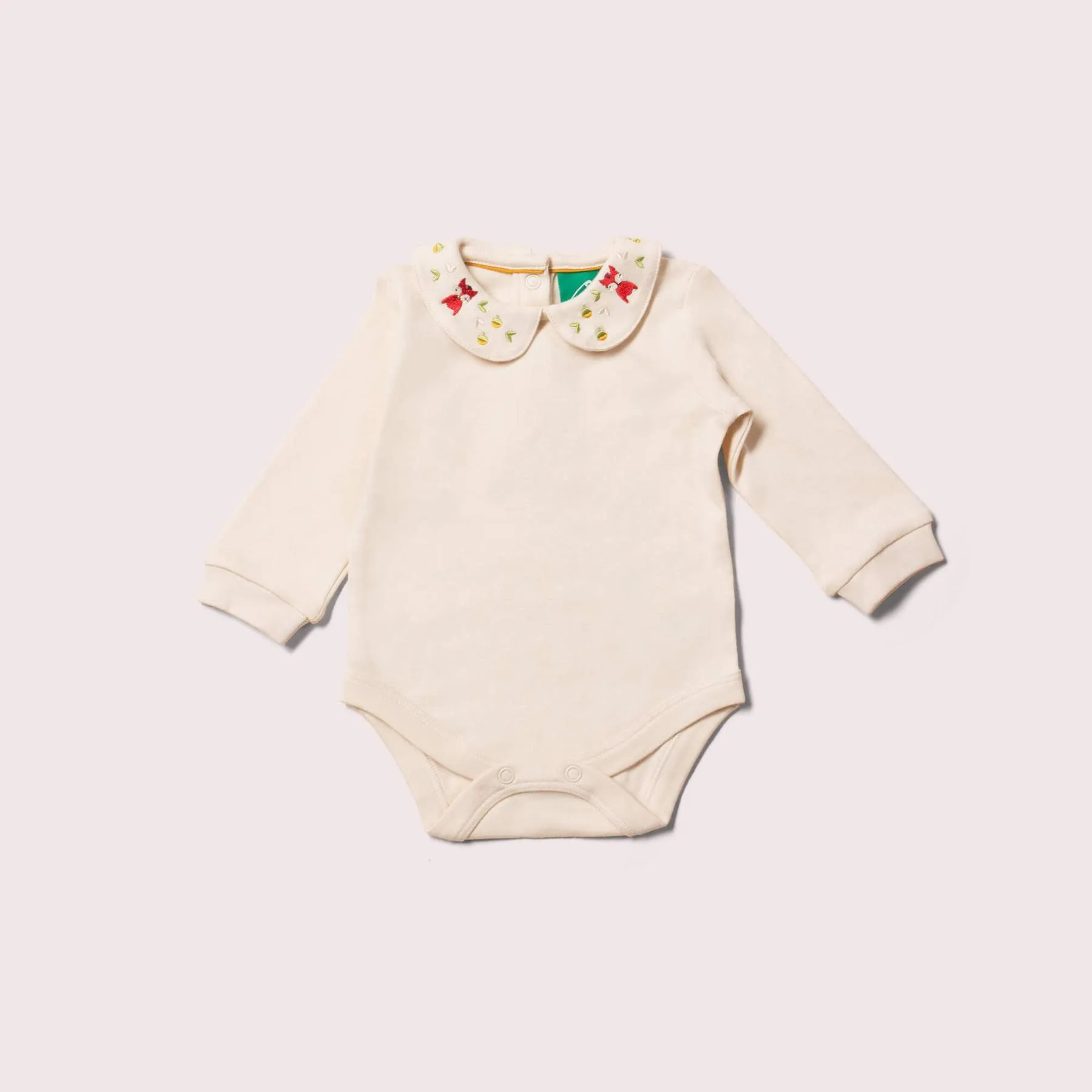 Little Green Radicals Autumn Fox Bodysuit (3-24mths)