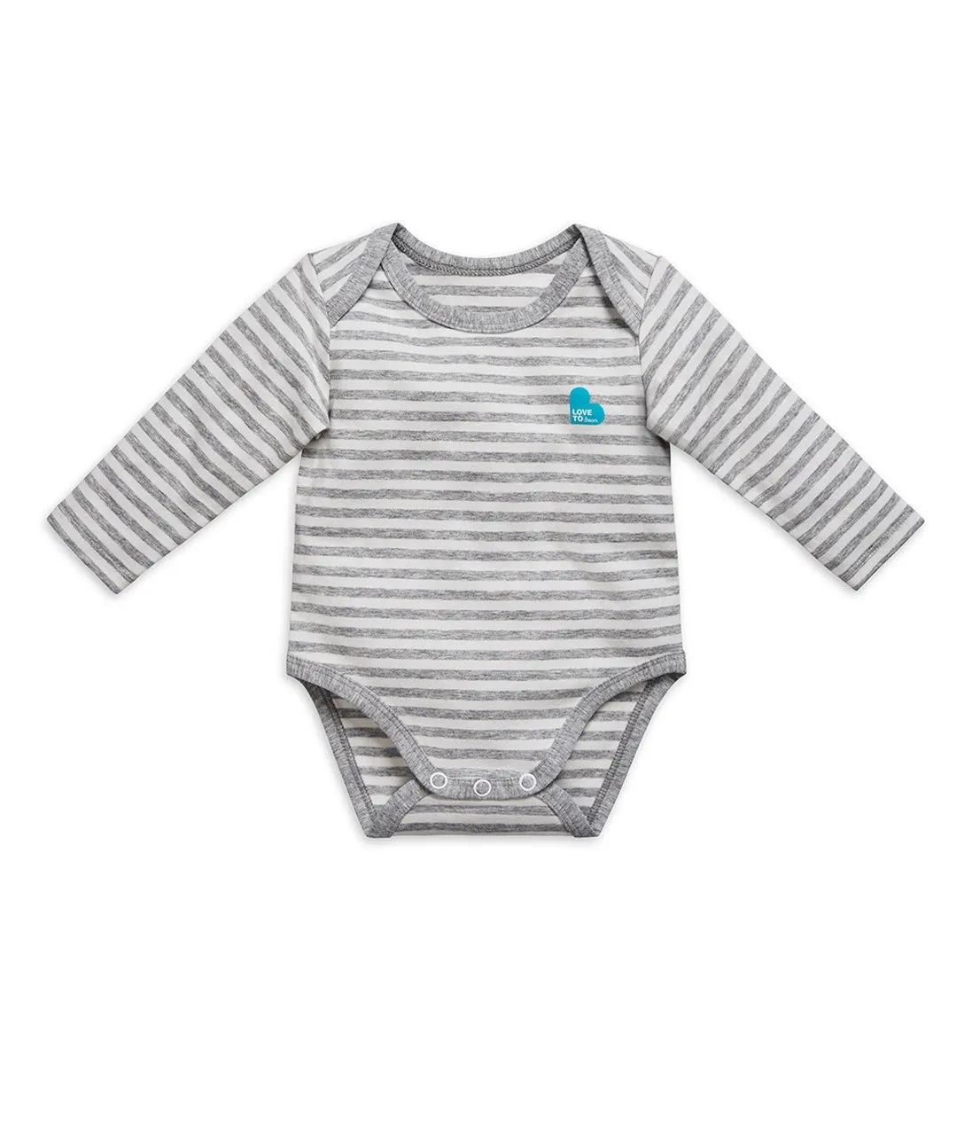 Love to Dream Long Sleeve Bodysuit - Grey  Clearance