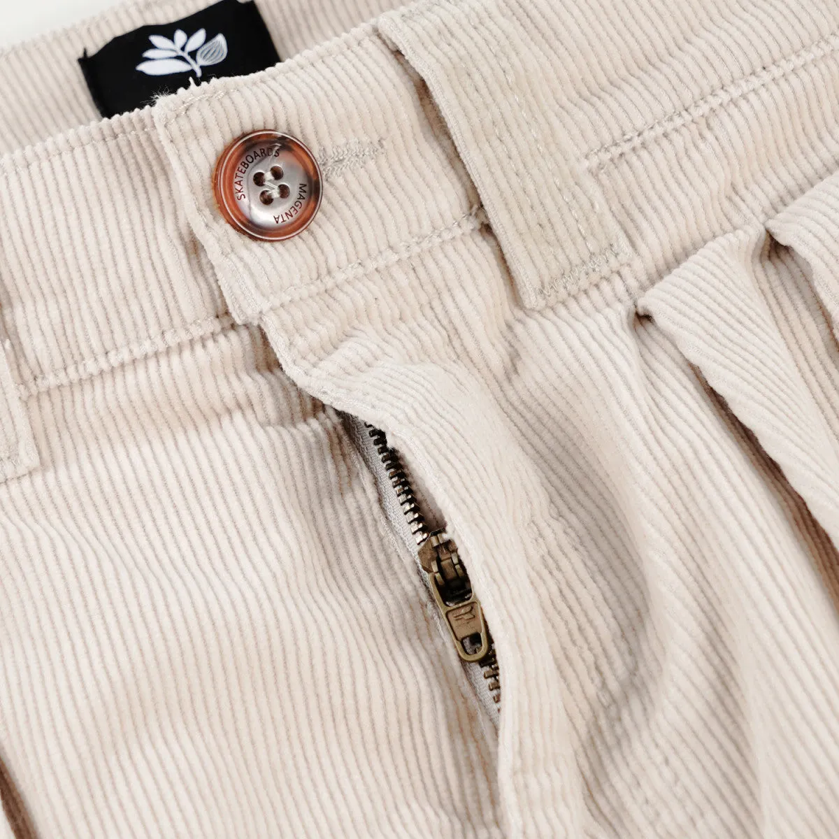 Magenta OG Chino Cord Pants Cement