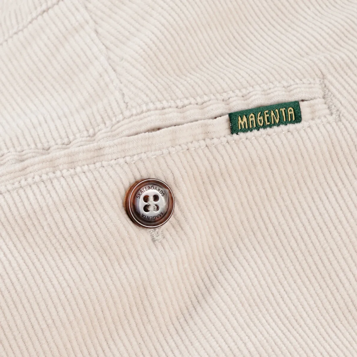 Magenta OG Chino Cord Pants Cement