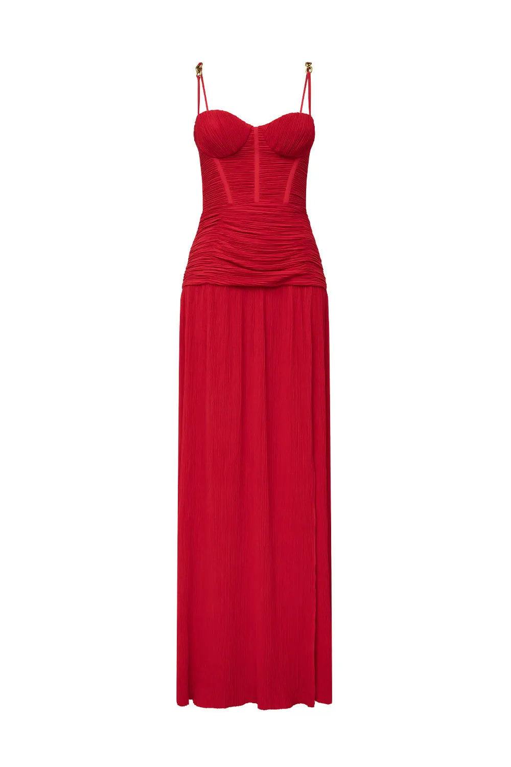 Manning Cartell Double Time Pleat Dress - Red