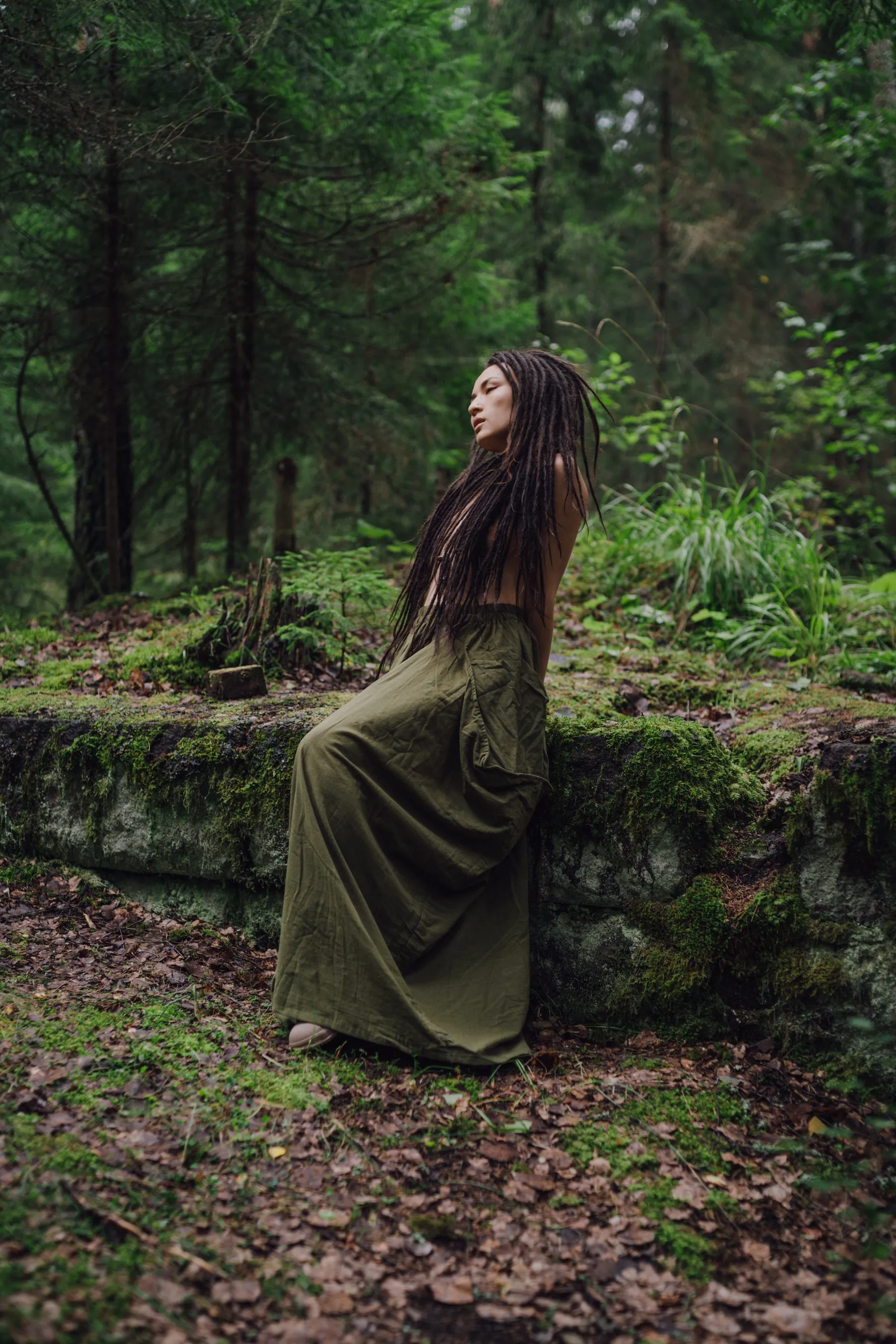 Maxi Skirt Alaina Olive