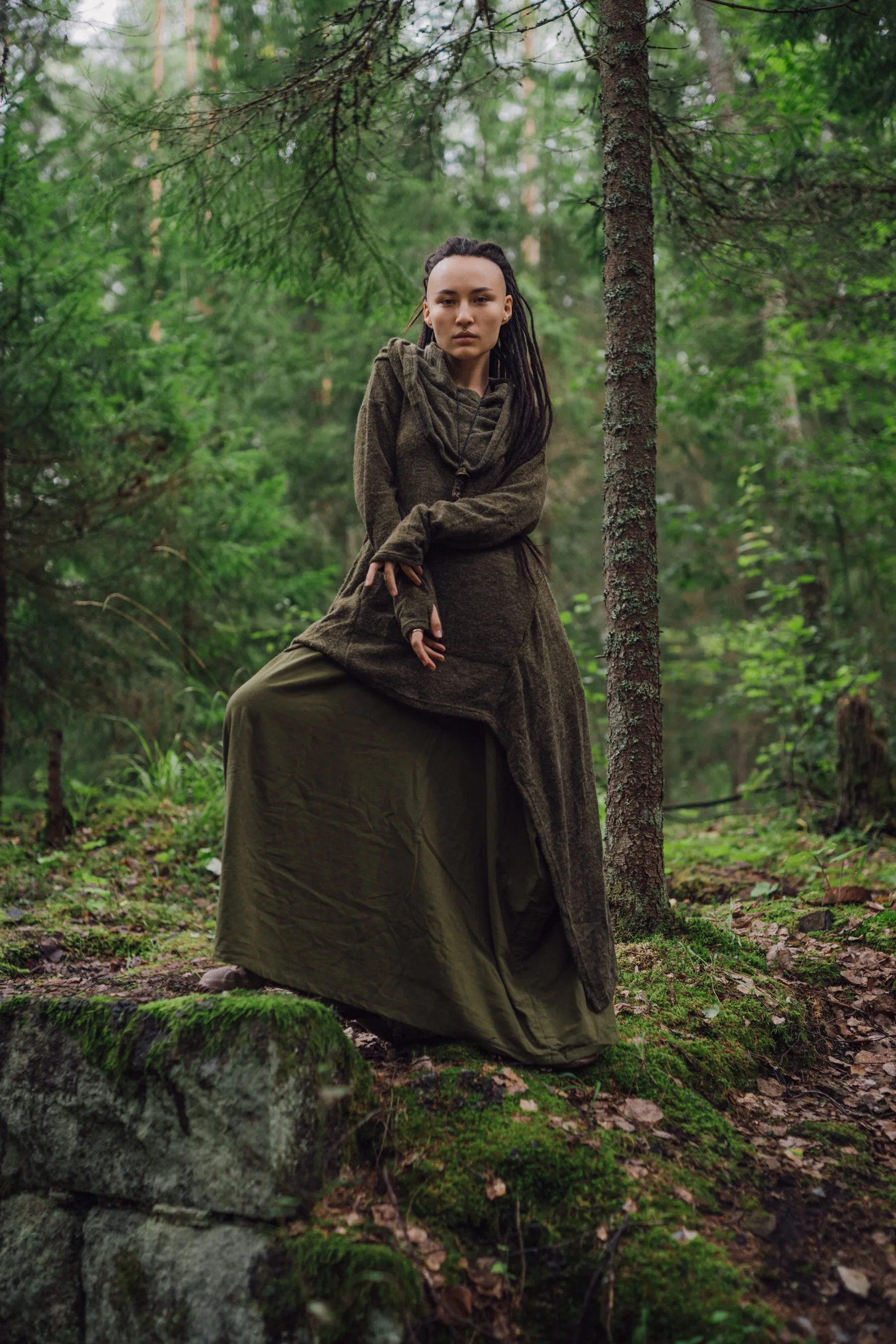 Maxi Skirt Alaina Olive